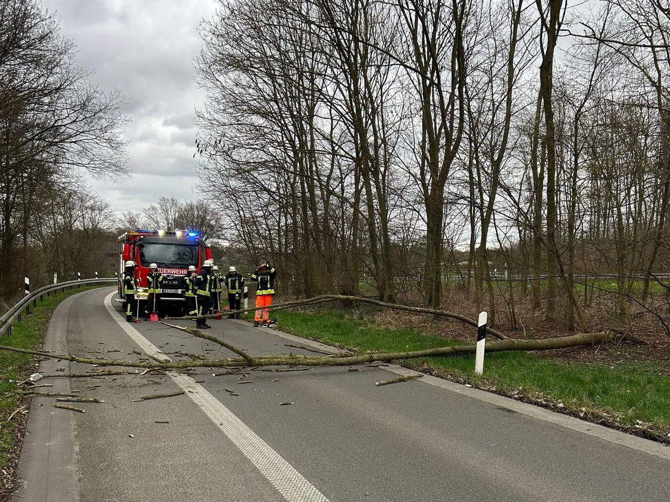 Der Einsatz von 13 Einsatzkräften war nach 30 Minuten beendet. Foto: Feuerwehr