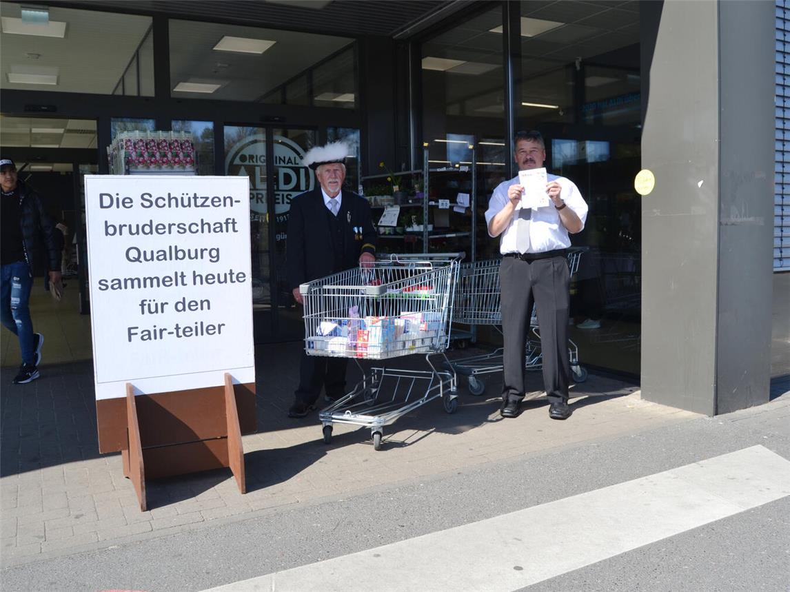 Der Fair-teiler bedankt sich bei allen Spendern sowie den engagierten Schützen. Foto: Klaus Schwering