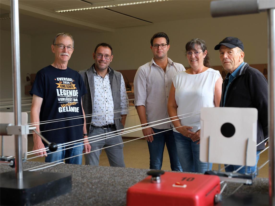 Der (fast komplette) Vorstand des BSV Eversael. Foto: BSV Eversael