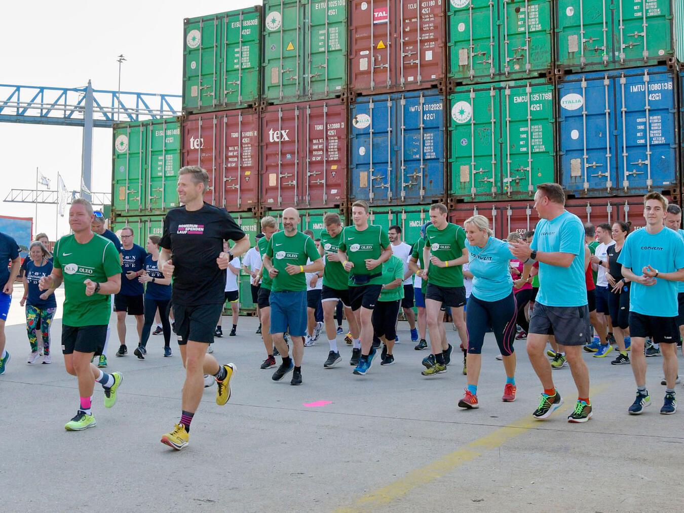 Der Firmenlauf im Contargo-Hafen war dieses Jahr einer der Neuzugänge im Event-Programm.