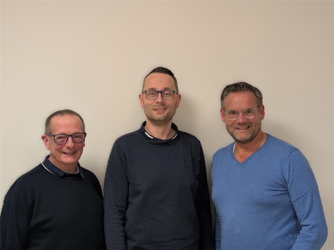 Der Fraktionsvorstand der Reeser CDU: (v. l.) Markus Maas, Marcel Becker und Michael Arts-Meulenkamp. Foto: privat