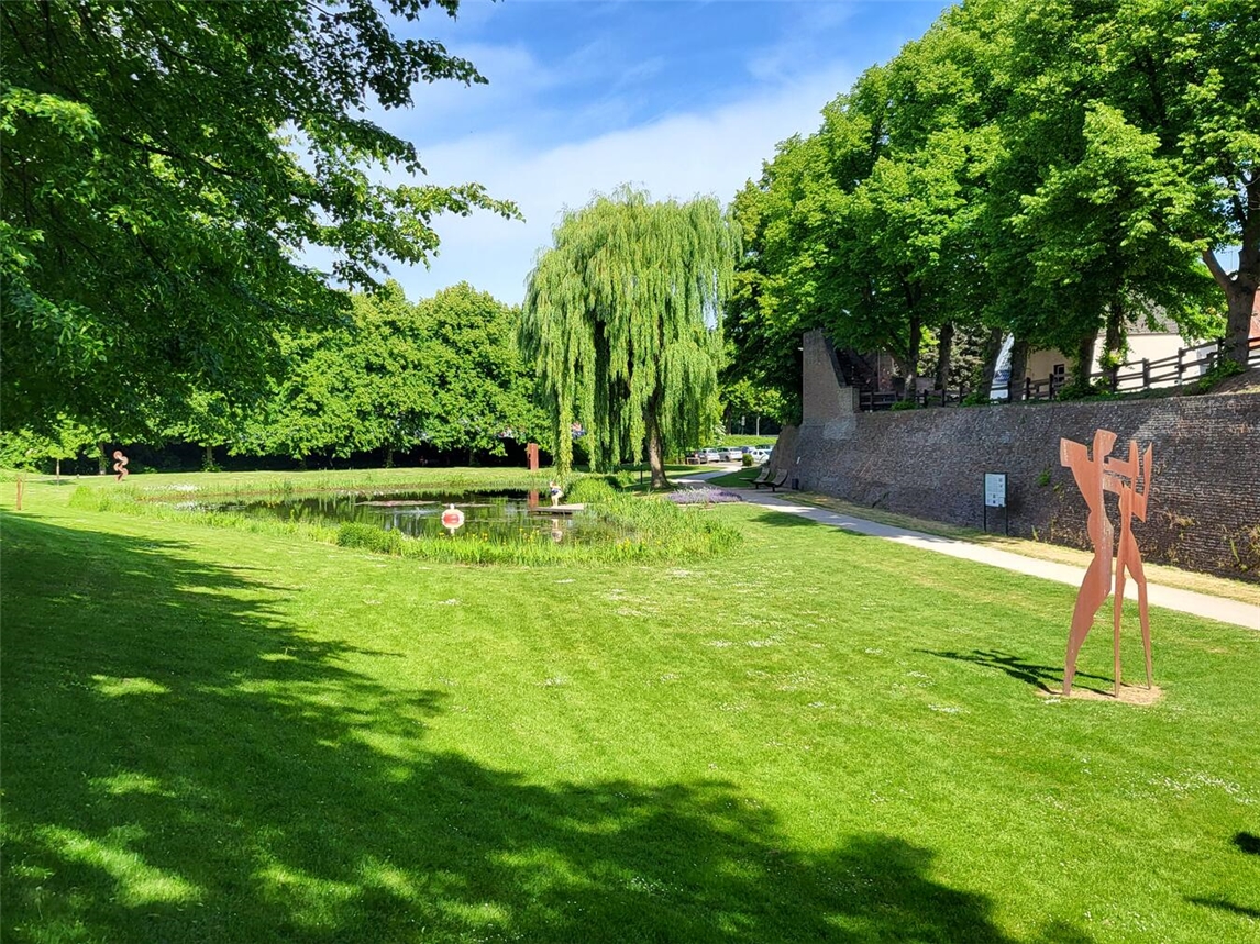 Der „Froschteich“ in Rees. NN-Foto: Michael Bühs