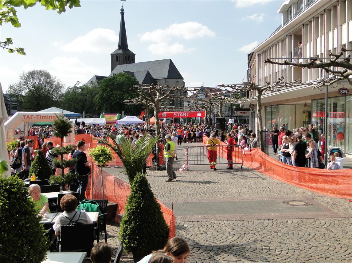 Der Gelderner Citylauf startet am Samstag, 21. September. Foto: Stadt Geldern/Archiv