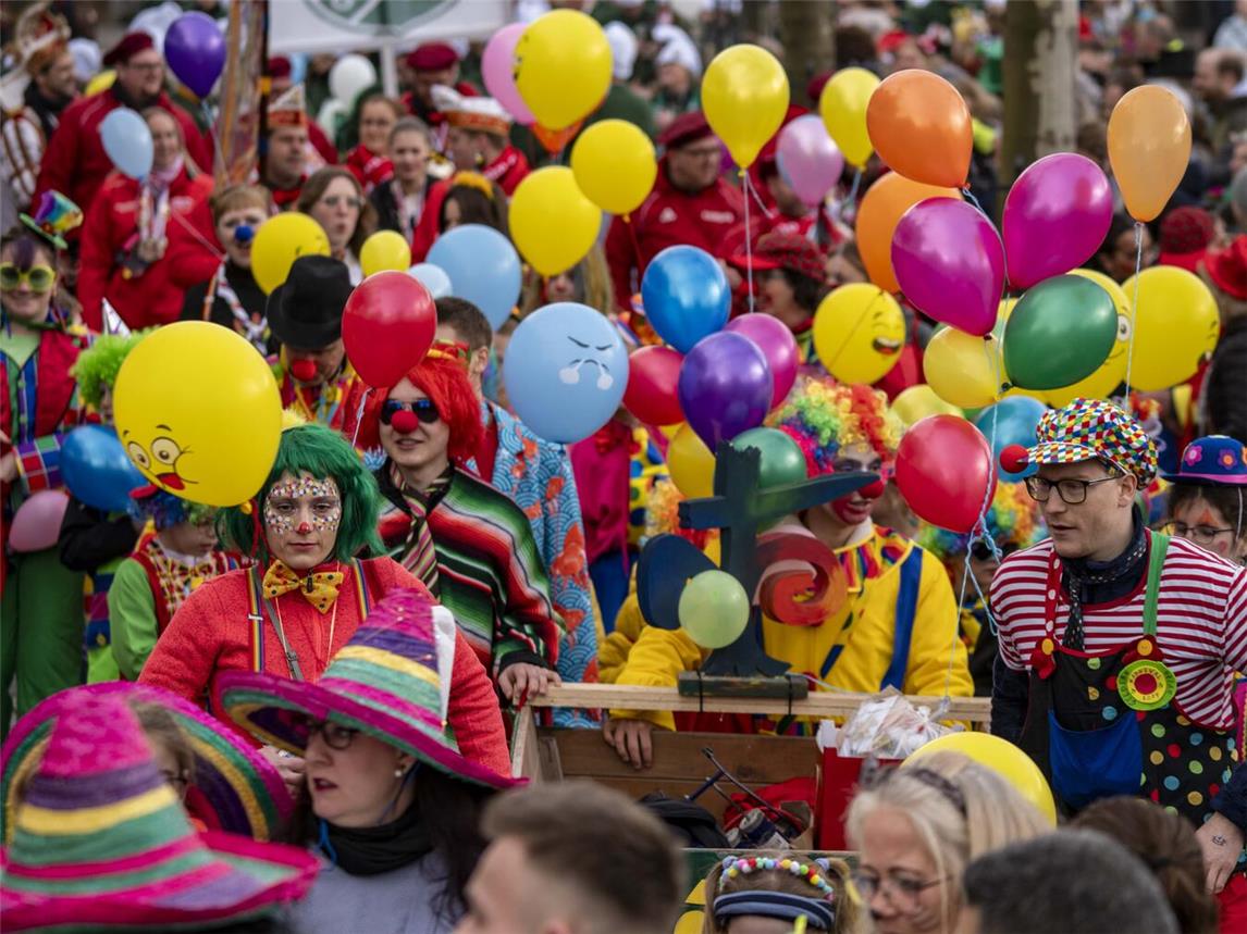 Der Gelderner Karnevalszug findet in diesem Jahr am 2. März statt.Foto: Stadt Geldern/Seybert