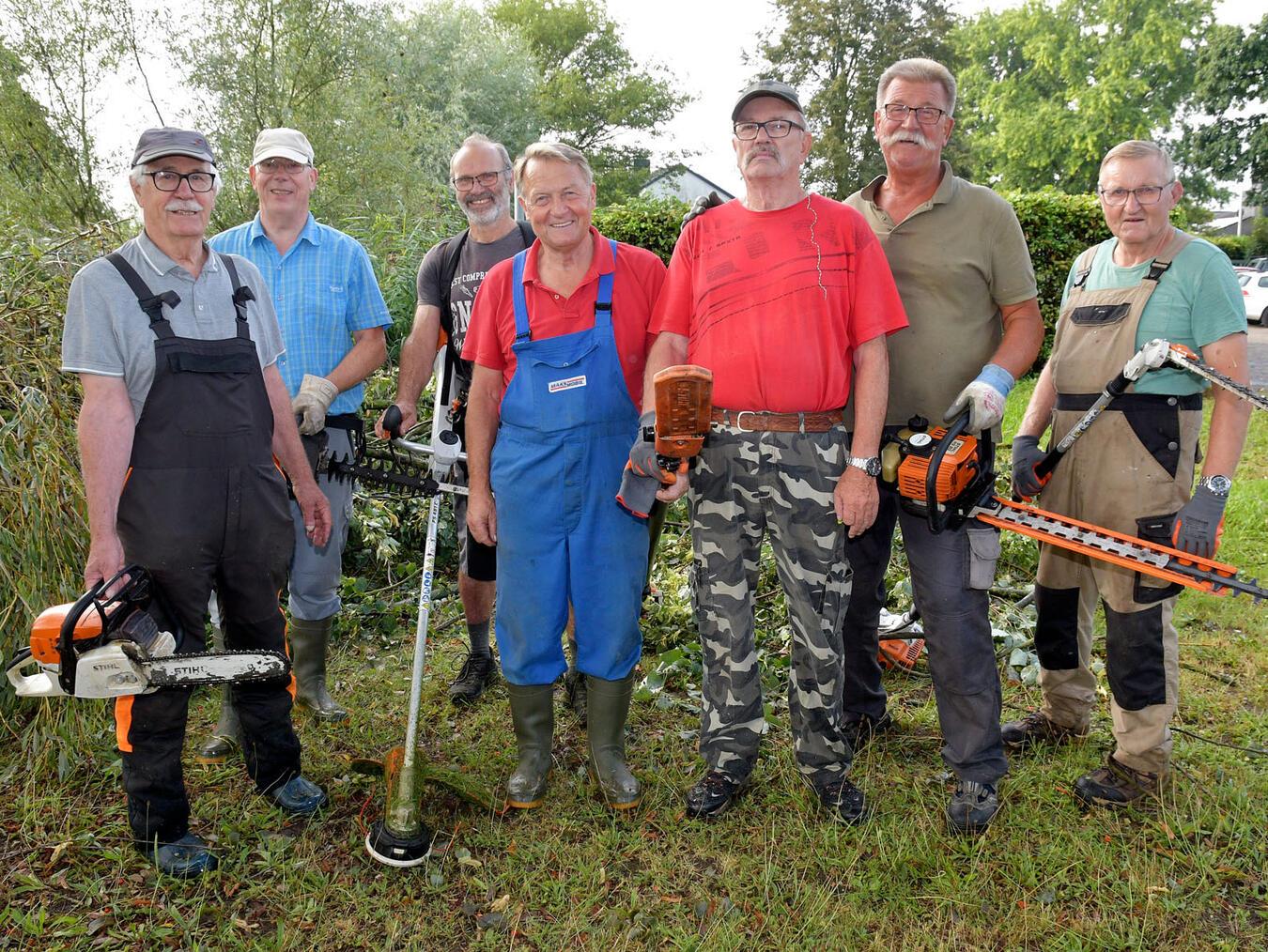 Der „Gewässerdienst“ hält das Grundstück sauber und ermöglicht dadurch ein sorgenfreies angeln. NN-Foto: Rüdiger Dehnen