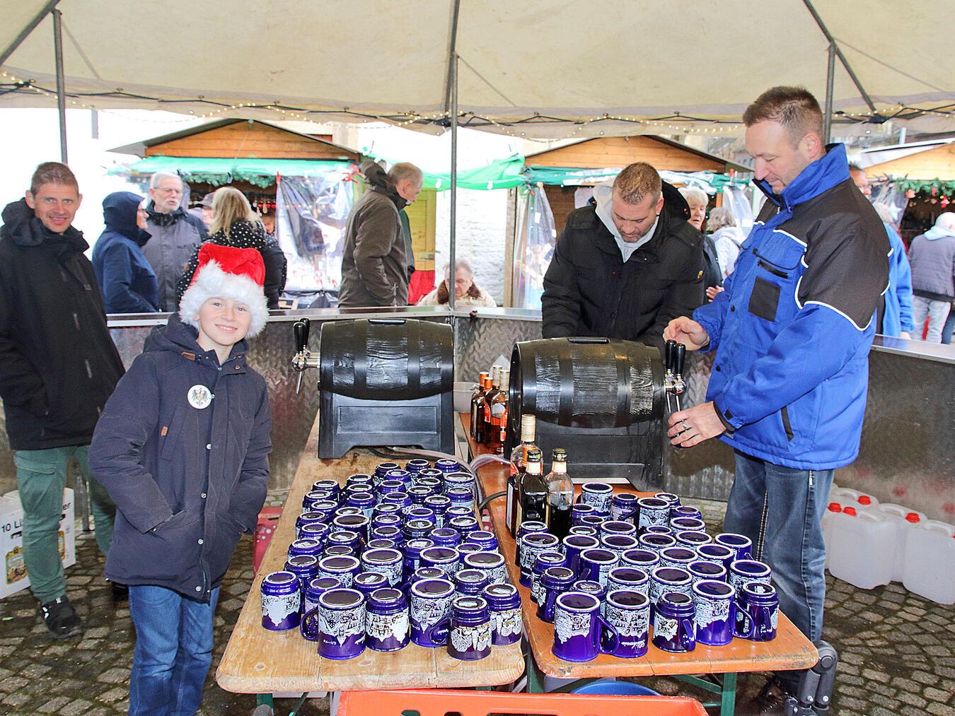Der Glühwein darf natürlich nicht fehlen. NN-Foto: Theo Leie