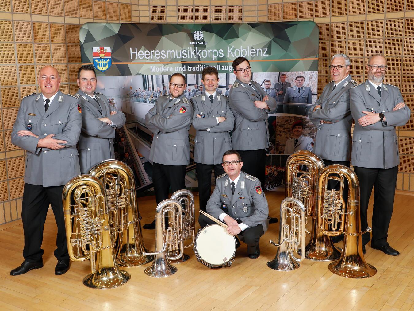Der Heeresmusikkorps Koblenz kommt am 8. März für einen Workshop nach Menzelen. Foto: Stefan Muel