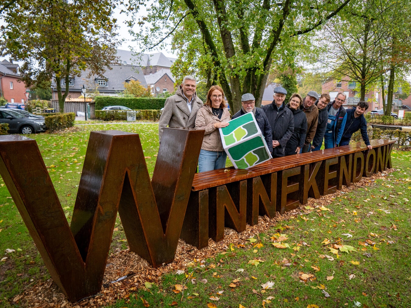 "Fotopoint des Heimatvereins Ons Derp Winnekendonk mit Leader-Region Unterstützung, aufgenommen von Gerhard Seybert."