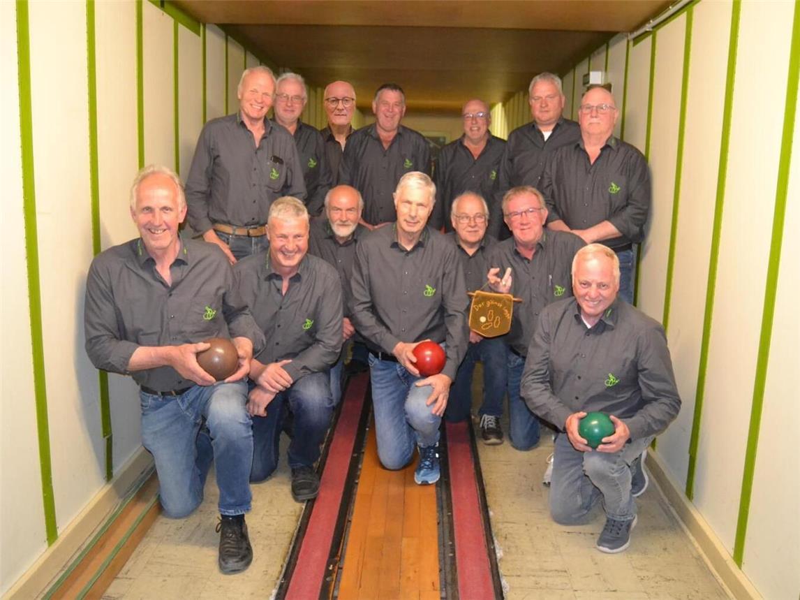 Der Kegelclub „ Dor gönse Legge“ feierte am 15. April sein 40 -jähriges Bestehen. Foto: privat