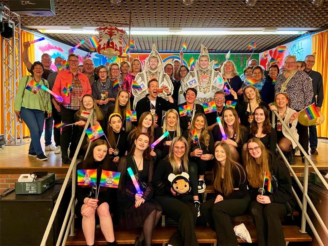 Der Kolping-Elferrat freut sich auf die Sitzungen in Elten. Foto: privat