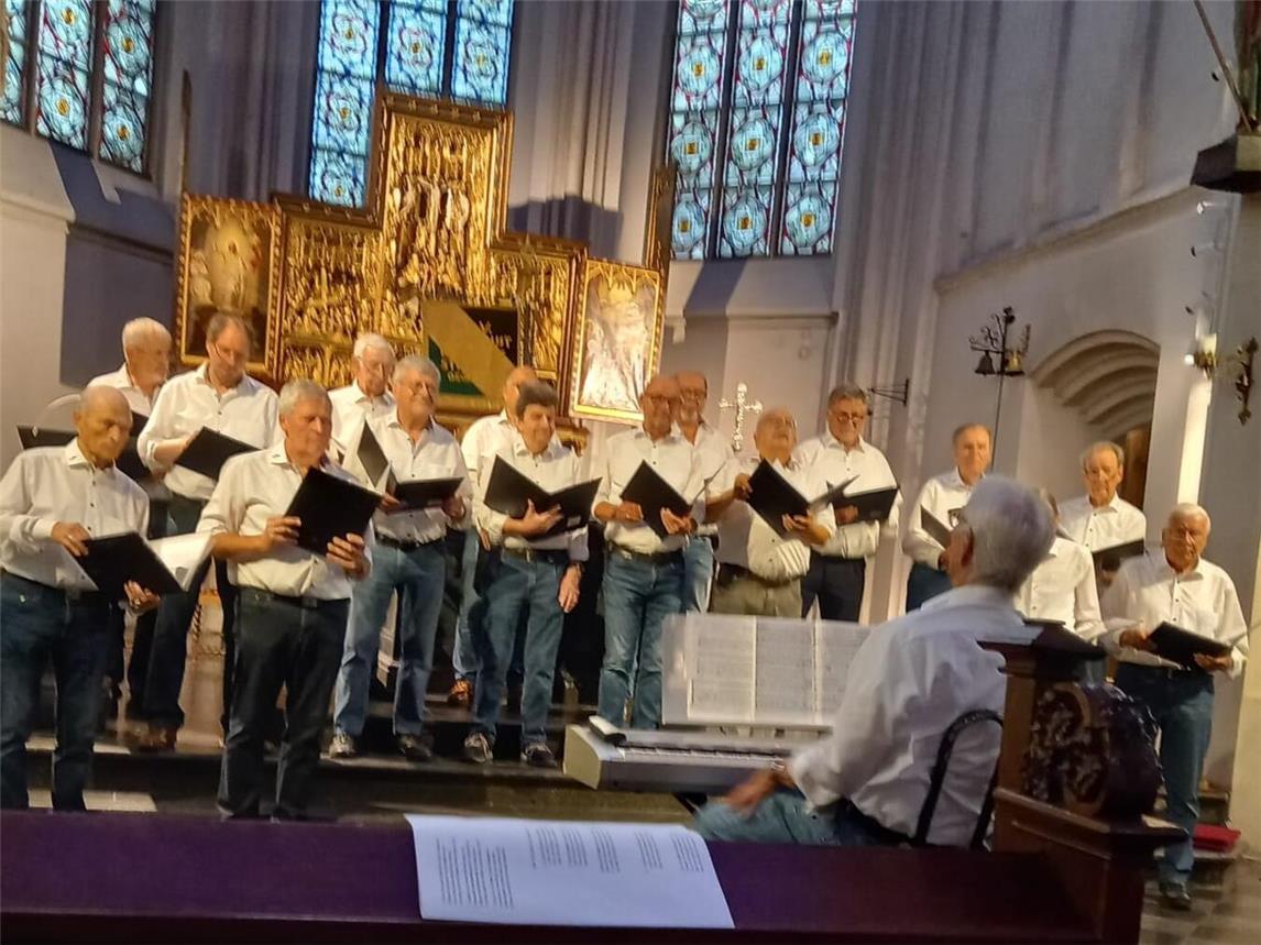 Der Männerchor MC Waldeslust Straelen 1922 gab ein Konzert in Straelen. Foto: privat