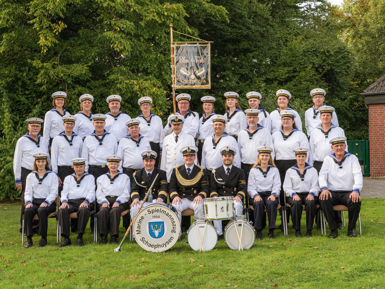 Der Marine-Spielmannszug feiert 70. Geburtstag. Foto: Kay Maikowske