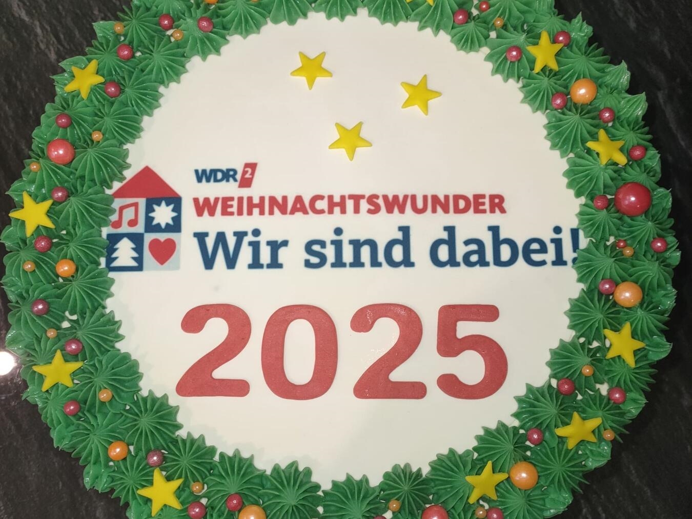 Der Musikverein  beteiligt sich erneut am WDR 2-Weihnachtswunder. Foto: Musikverein Menzelen