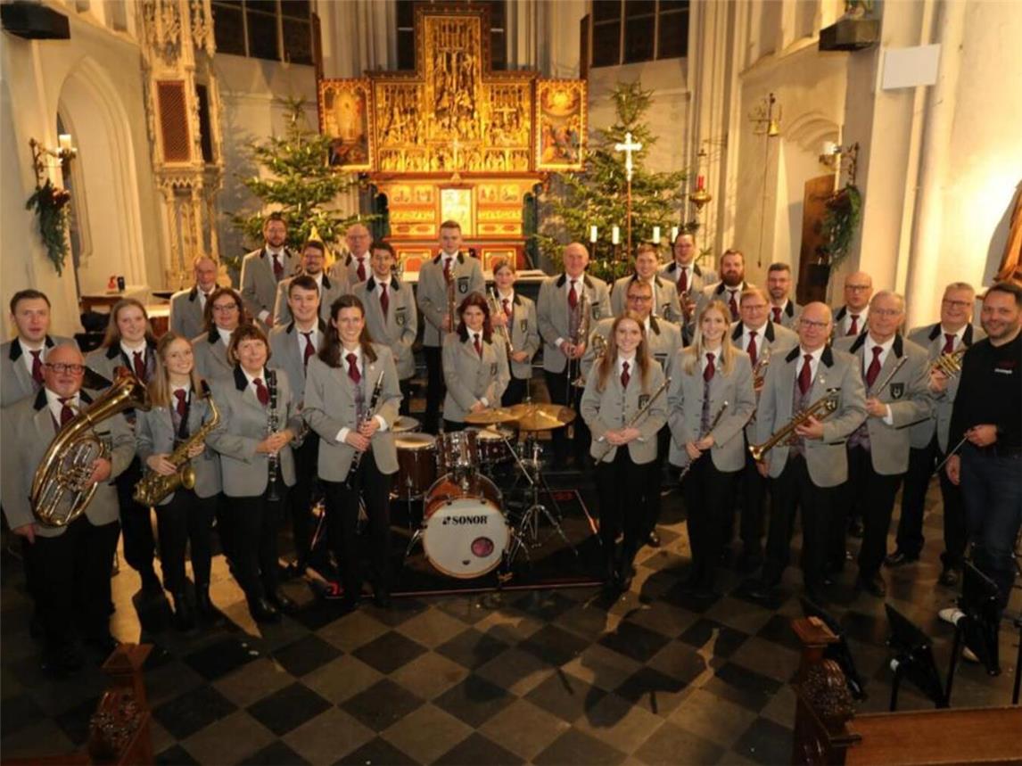 Der Musikverein Cäcilia Straelen freut sich auf viele Besucher beim Adventskonzert in der Straelener Pfarrkirche. Foto: privat