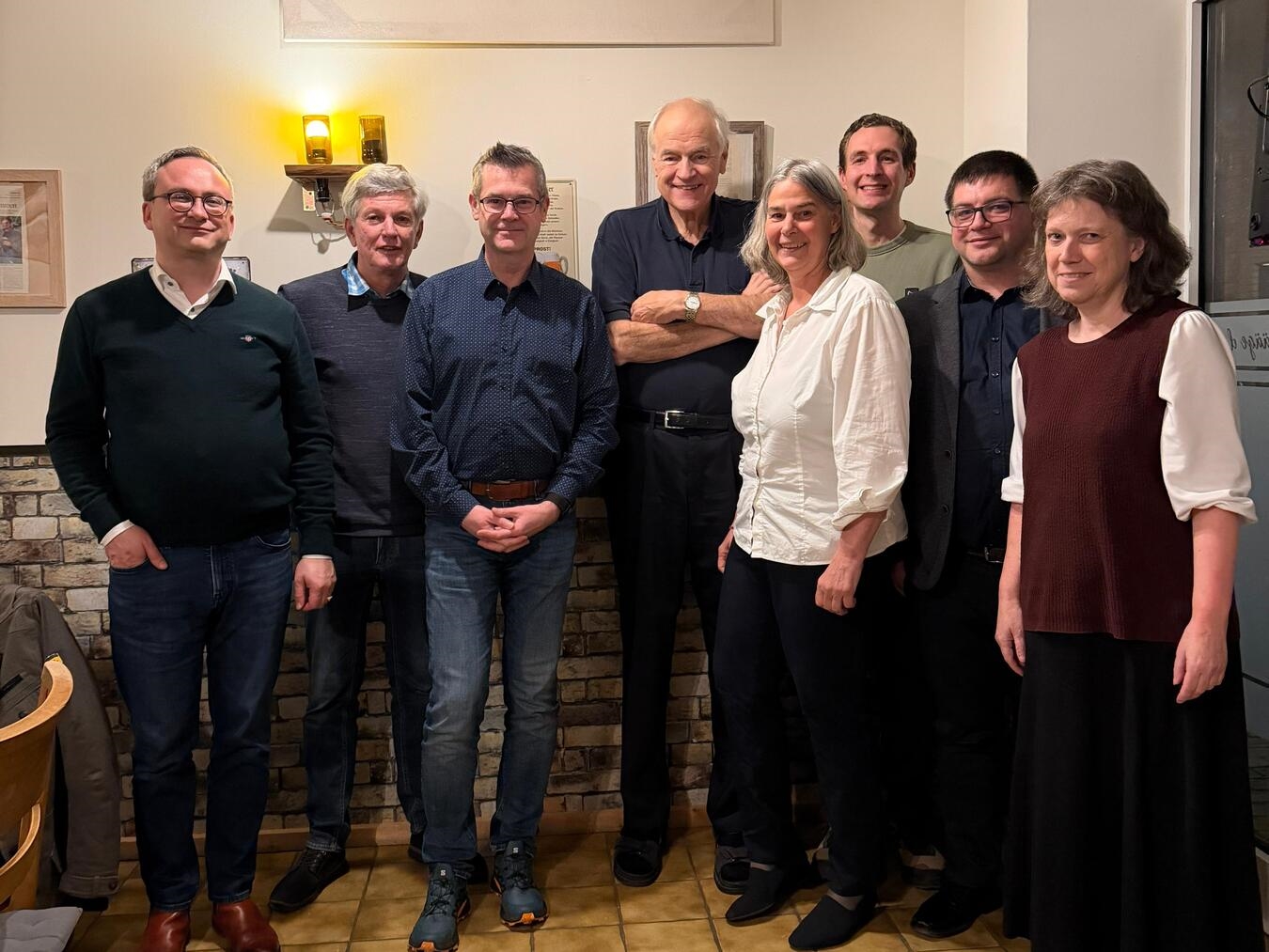 "Vorstandsfoto 2023 mit Matthias Mühlenhoff-Wirth und Team, Gruppenbild, Businessführung, Managementversammlung"