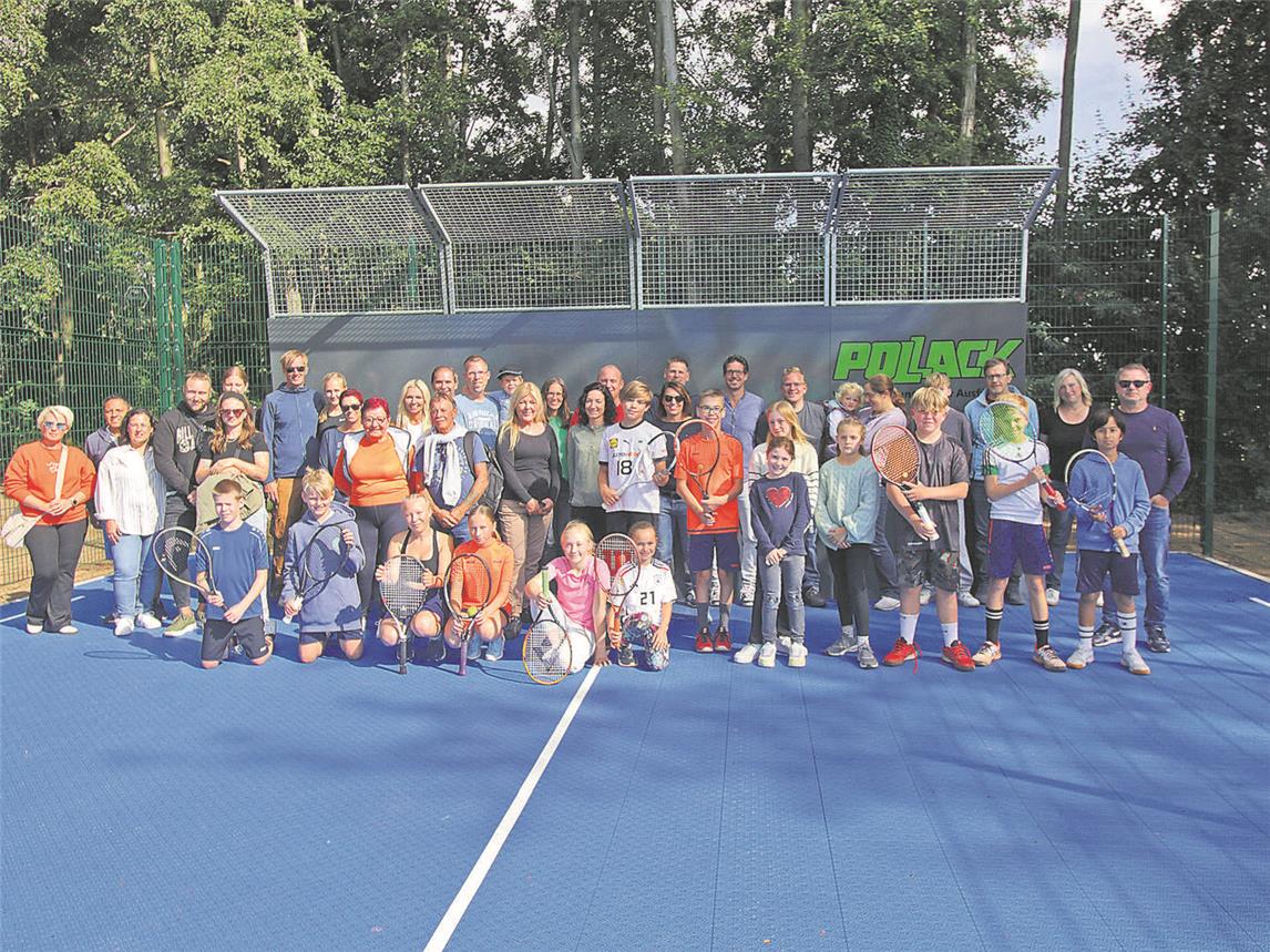 Der neue Jugendplatz ist vielseitig einsetzbar. NN-Foto: Theo Leie