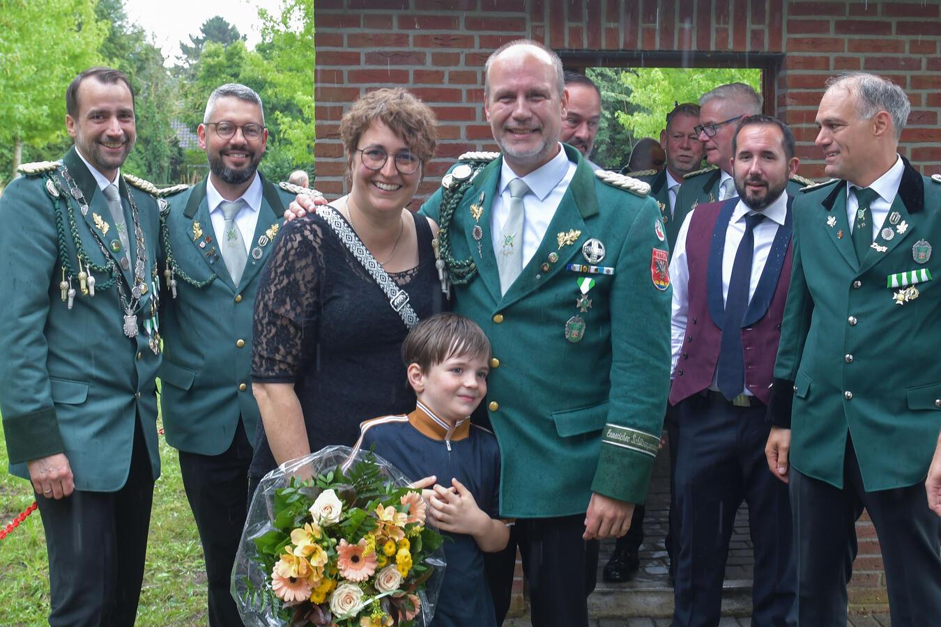 Der neue König Sören Fork mit Königin Steffi