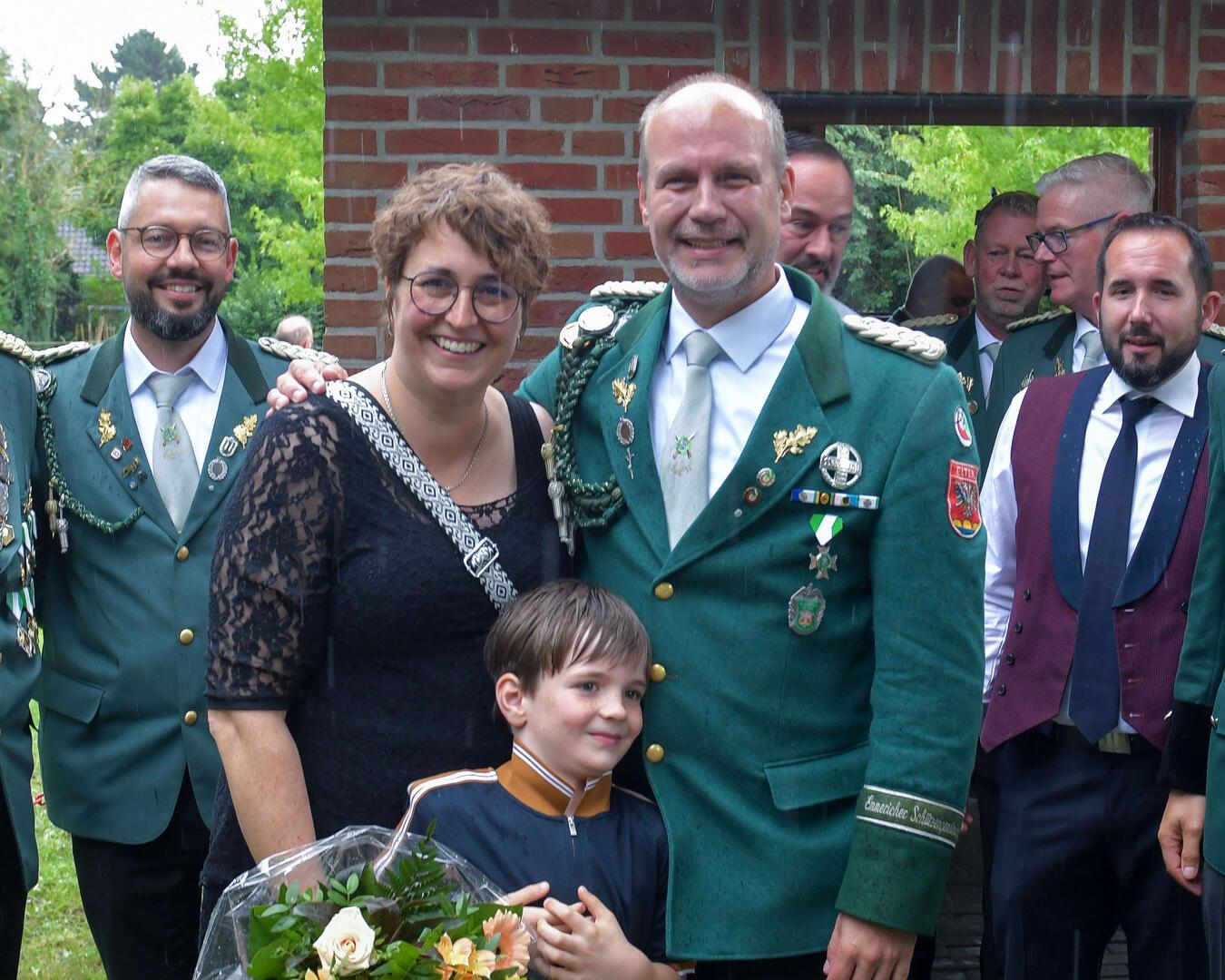 Der neue König Sören Fork mit Königin Steffi