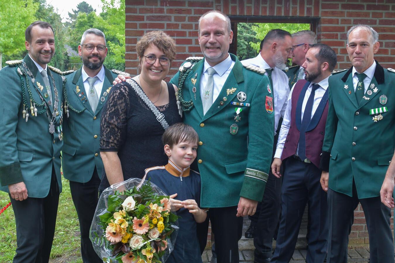 Der neue König Sören Fork mit Königin Steffi