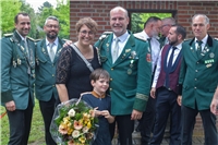 Der neue König Sören Fork mit Königin Steffi