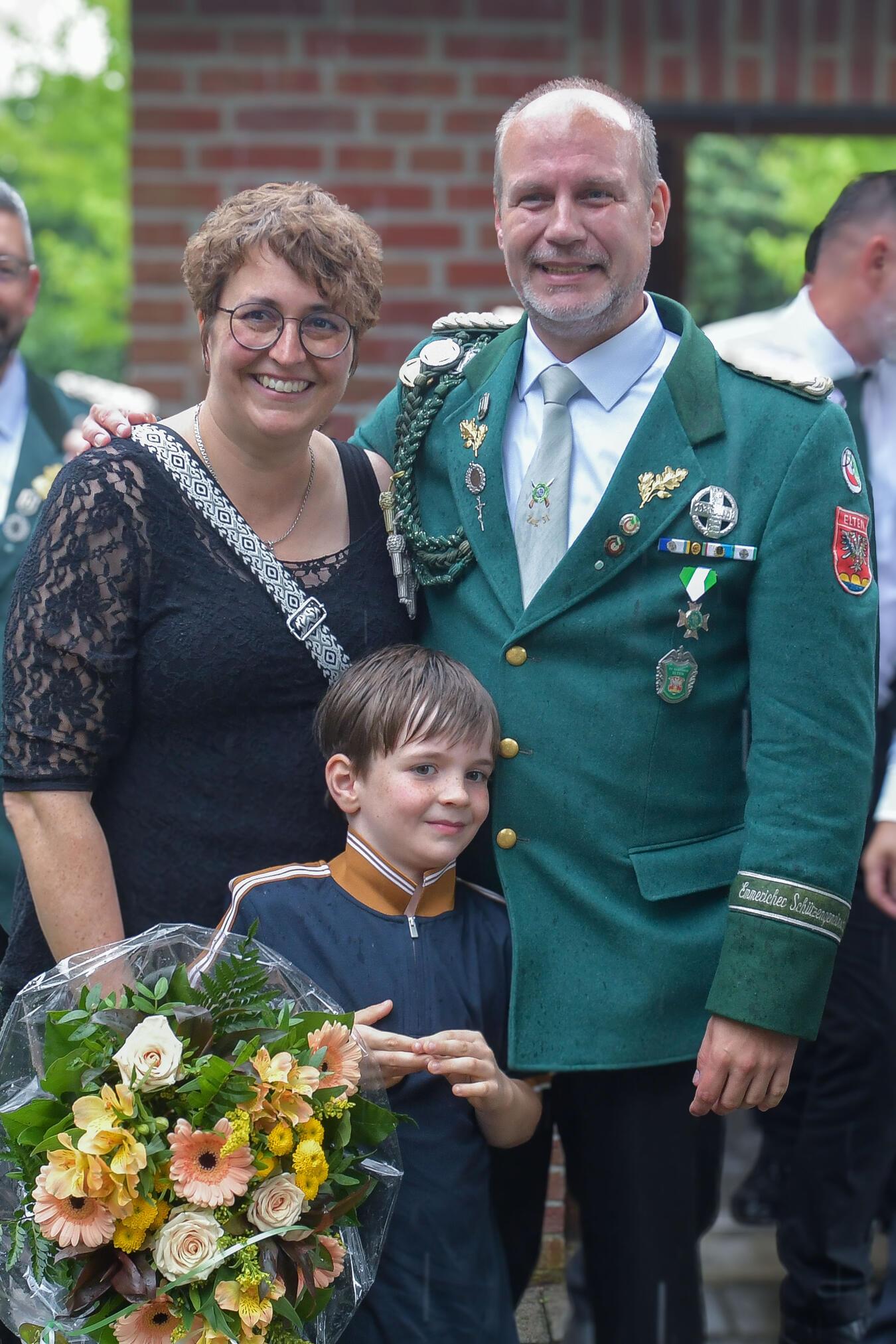 Der neue König Sören Fork mit Königin Steffi