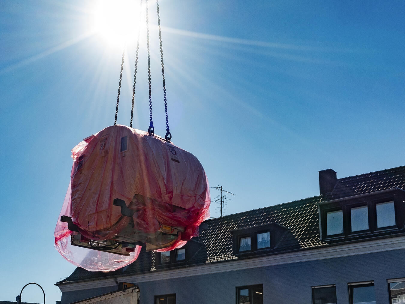 Der neue Magnetresonanztomograph (MRT). Foto: Momsen