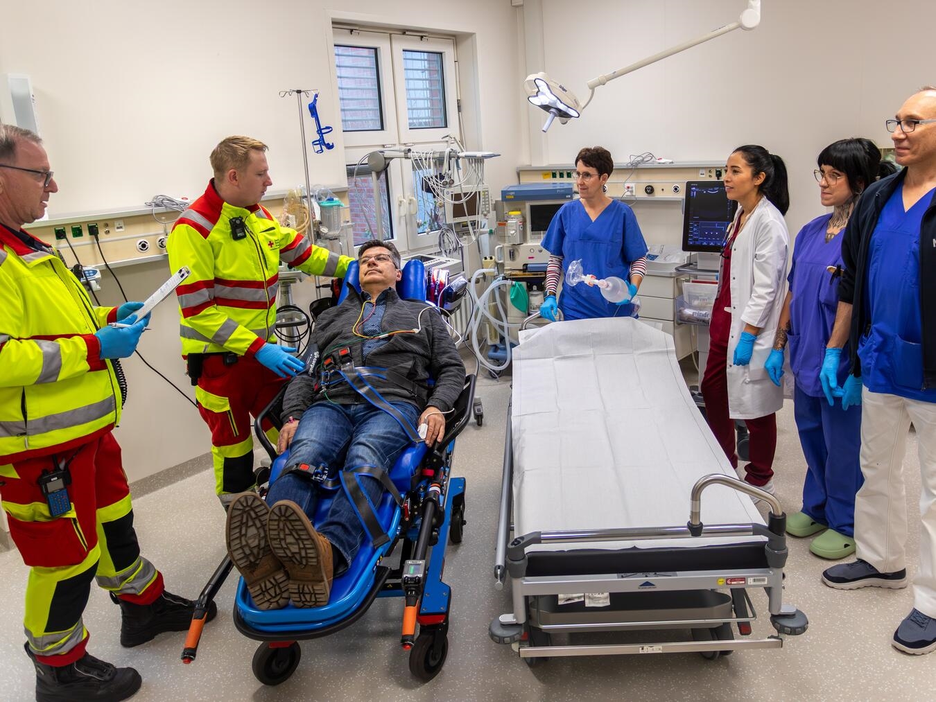 Der neue, modernisierte Schockraum im Sankt Josef-Hospital Xanten kann bereits genutzt werden.Foto: Sankt Josef-Hospital Xanten