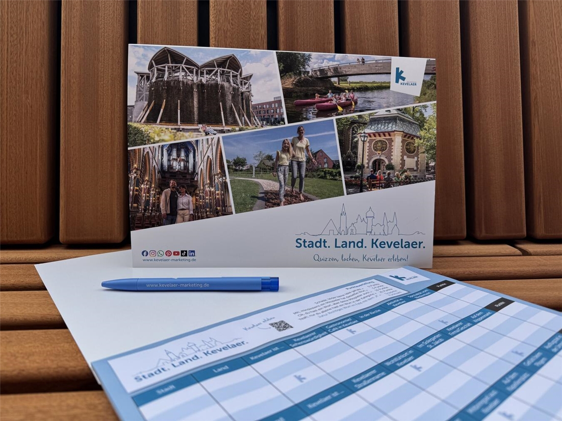 Der neue Spielblock Stadt. Land. Kevelaer. eignet sich ideal als kleines Mitbringsel oder als Weihnachtsgeschenk.Foto: Wallfahrtstadt Kevelaer 