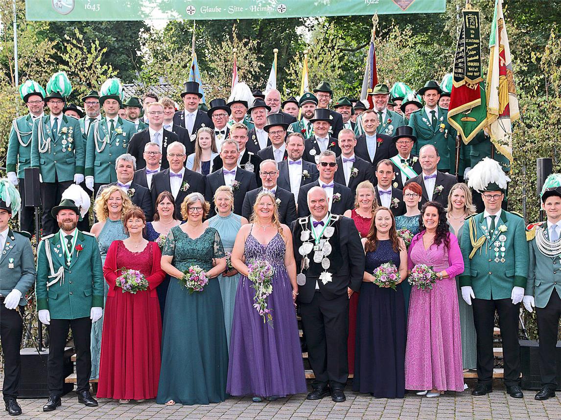 Der neue Thron der St. Antonius-Schützenbruderschaft. NN-Fotos: Theo Leie