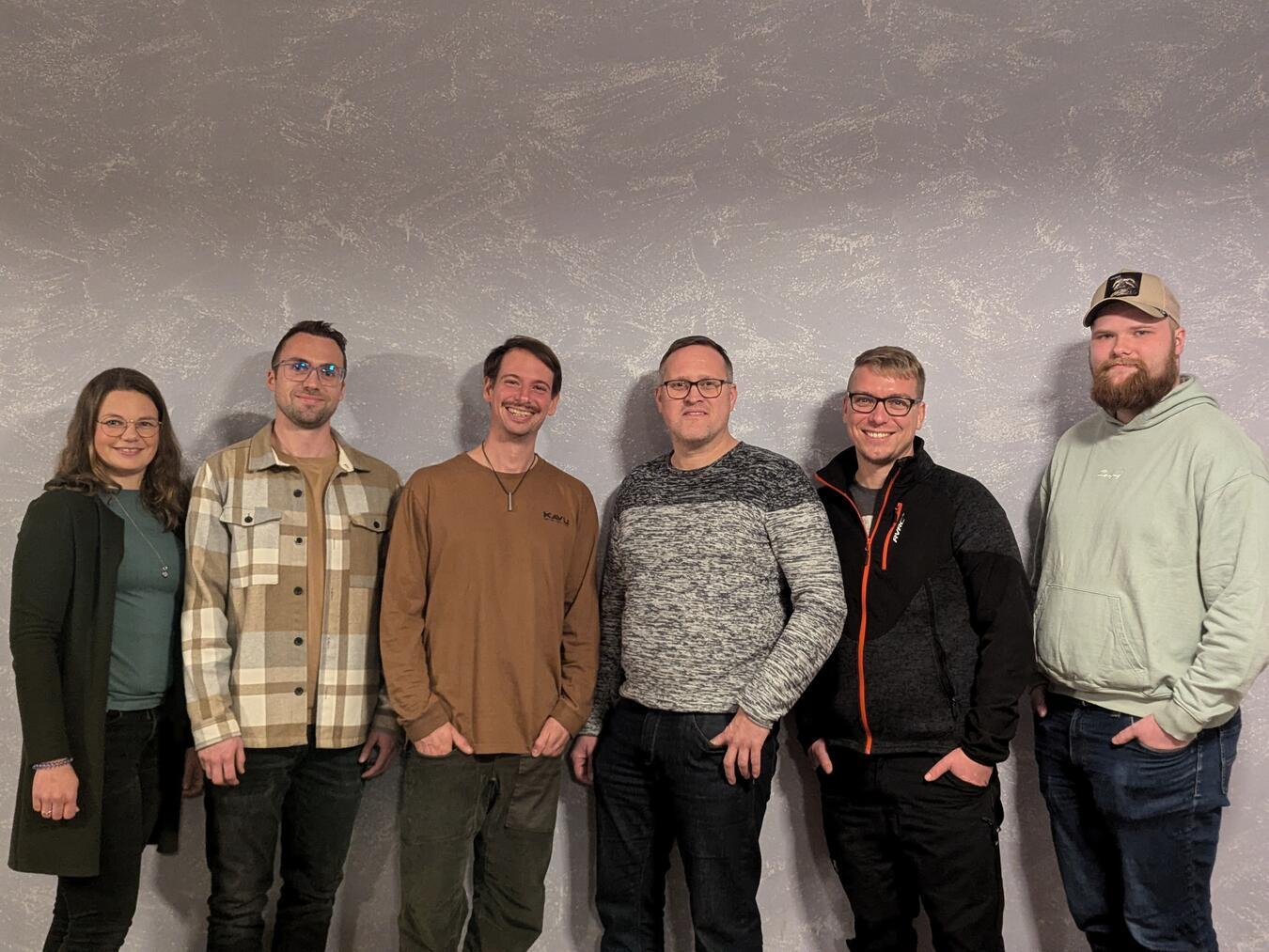 Der neue Vorstand (v.l.): Pia Geske, Marcel Reintjes, Henning Ebbers, Thorsten Tönisen, Lukas Geske und Markus Heeks. Foto: BSV Schottheide