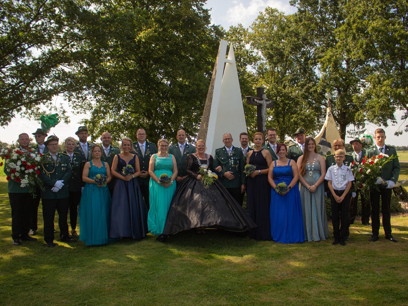 Der noch amtierende Thron der St. Martin Schützenbruderschaft in Vynen. Fotos (2): Schützen