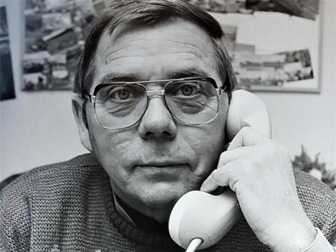 Der „rasende Reporter von Rees“ Helmut Schomaker. Foto: Ressa
