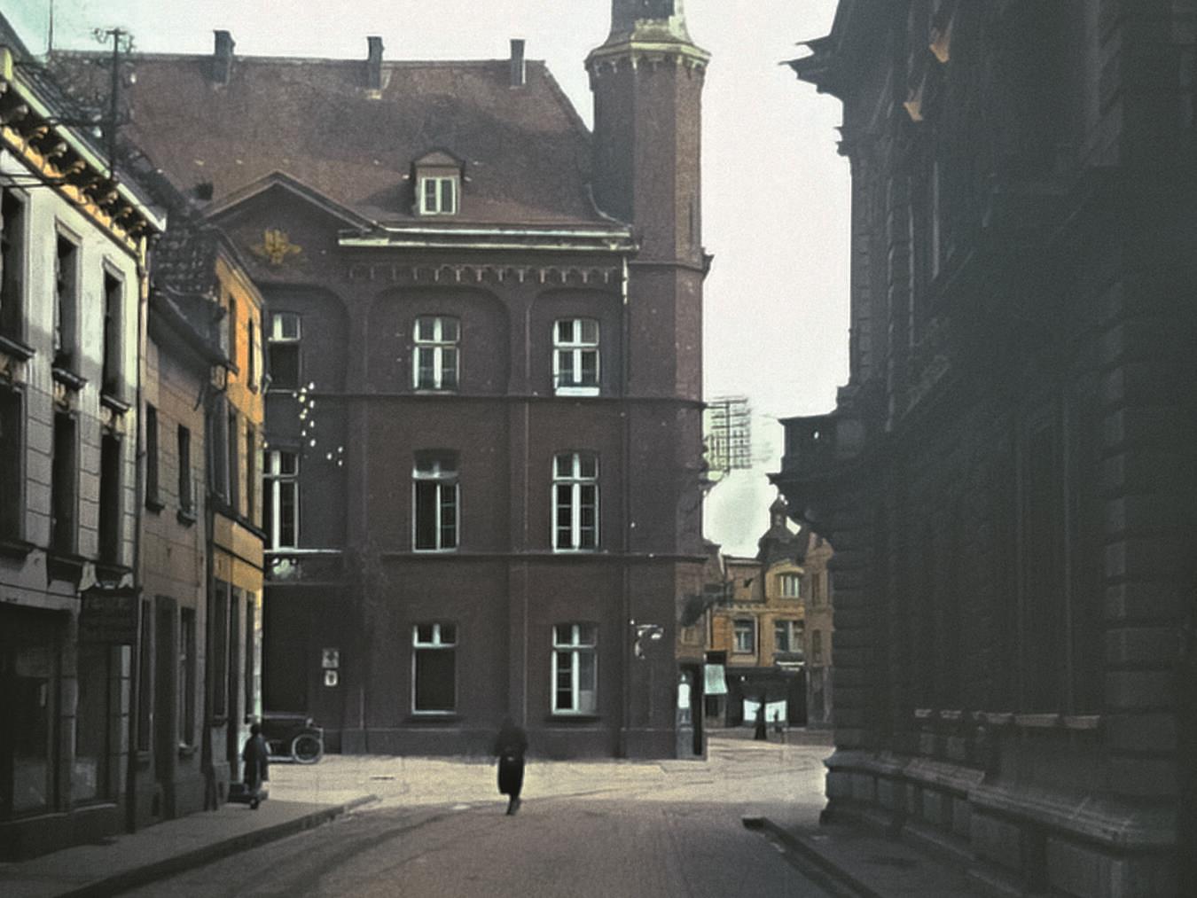 Der Rheinberger Markt, wie er einmal aussah. Foto: Hermann Rheindorf