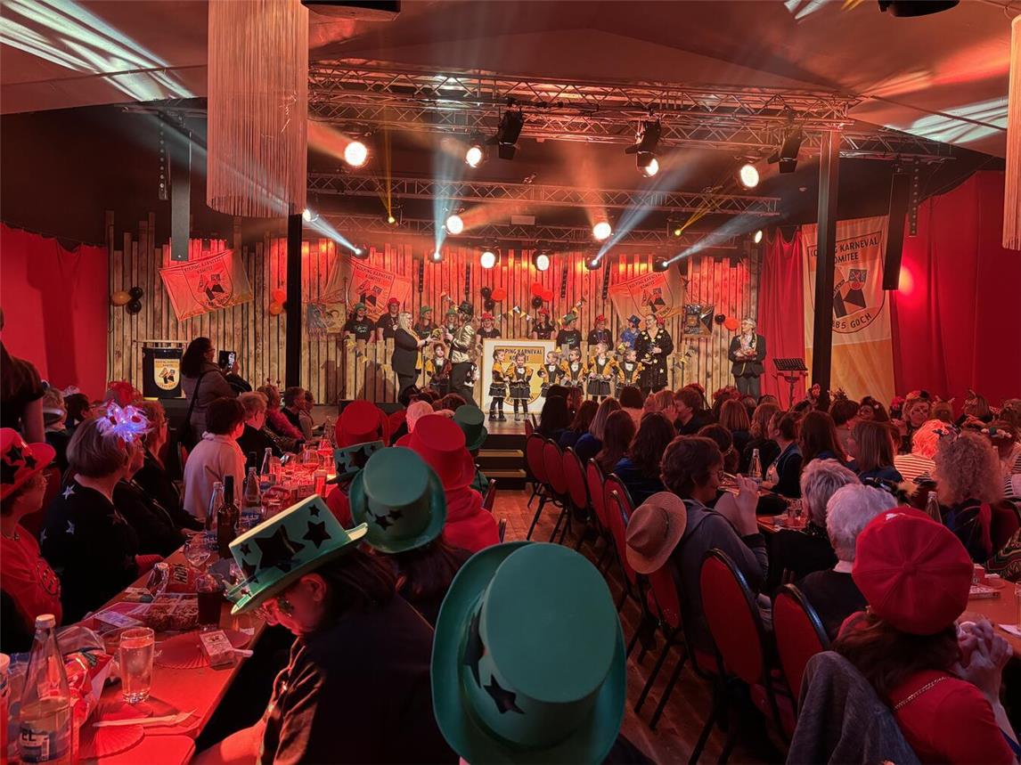 Der Saal im eXcited in Goch war schnell auf jecke Betriebstemperatur gebracht. Foto: privat