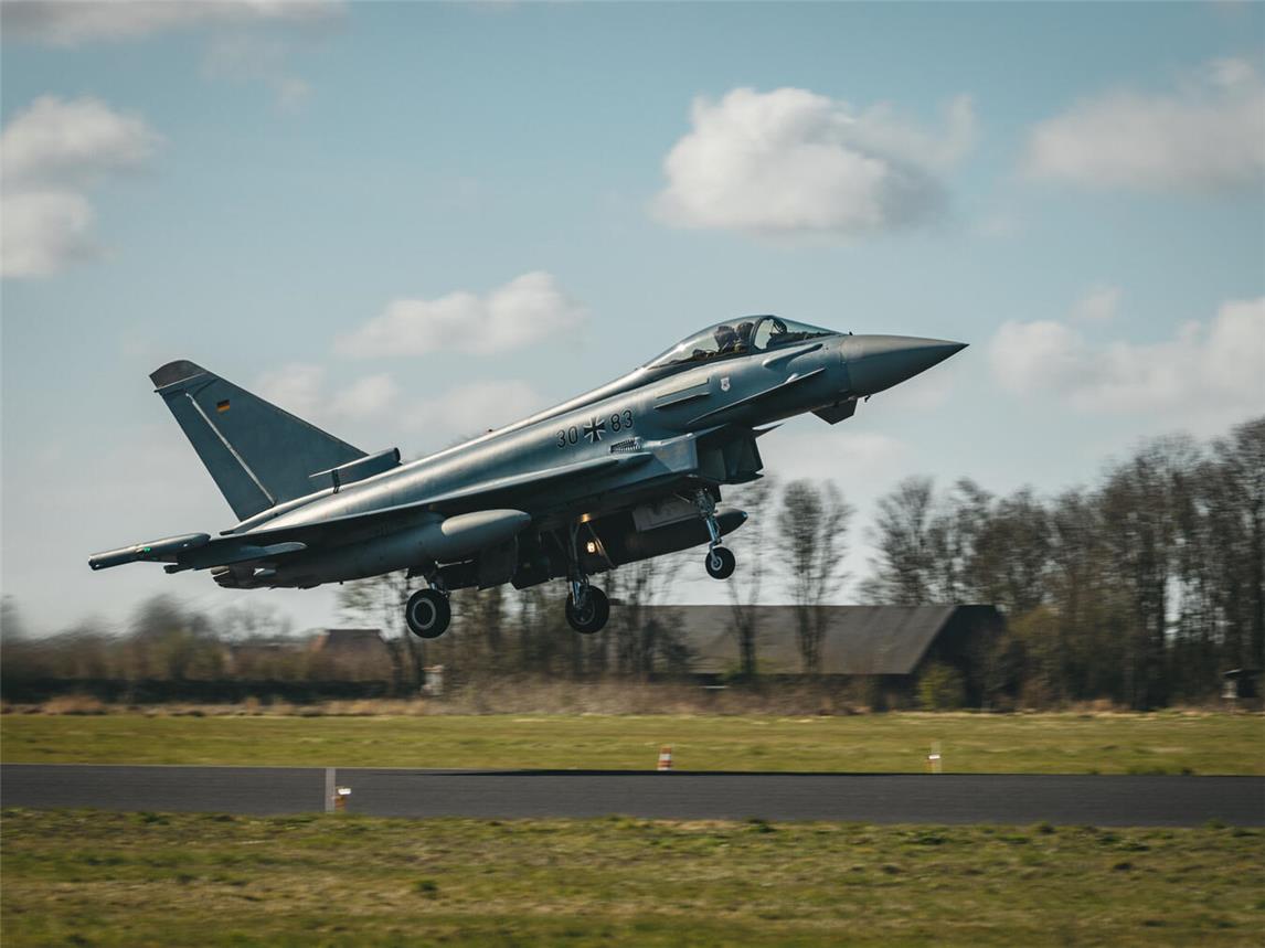Der Schwerpunkt des Übungsraumes ist der Luftraum über der Nordsee, auch um die Auswirkungen auf die Bevölkerung soweit es geht zu minimieren. Foto: Bundeswehr/Marvin Hoffmann