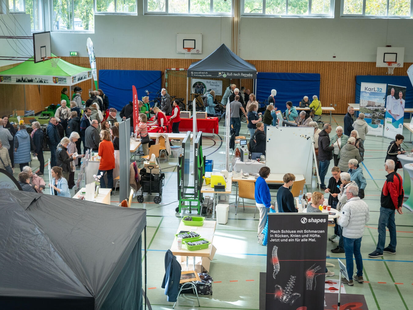 "Seniorenbeirat Kevelaer bei Gesundheitsmesse, positive Bilanz, Foto von Gerhard Seybert"
