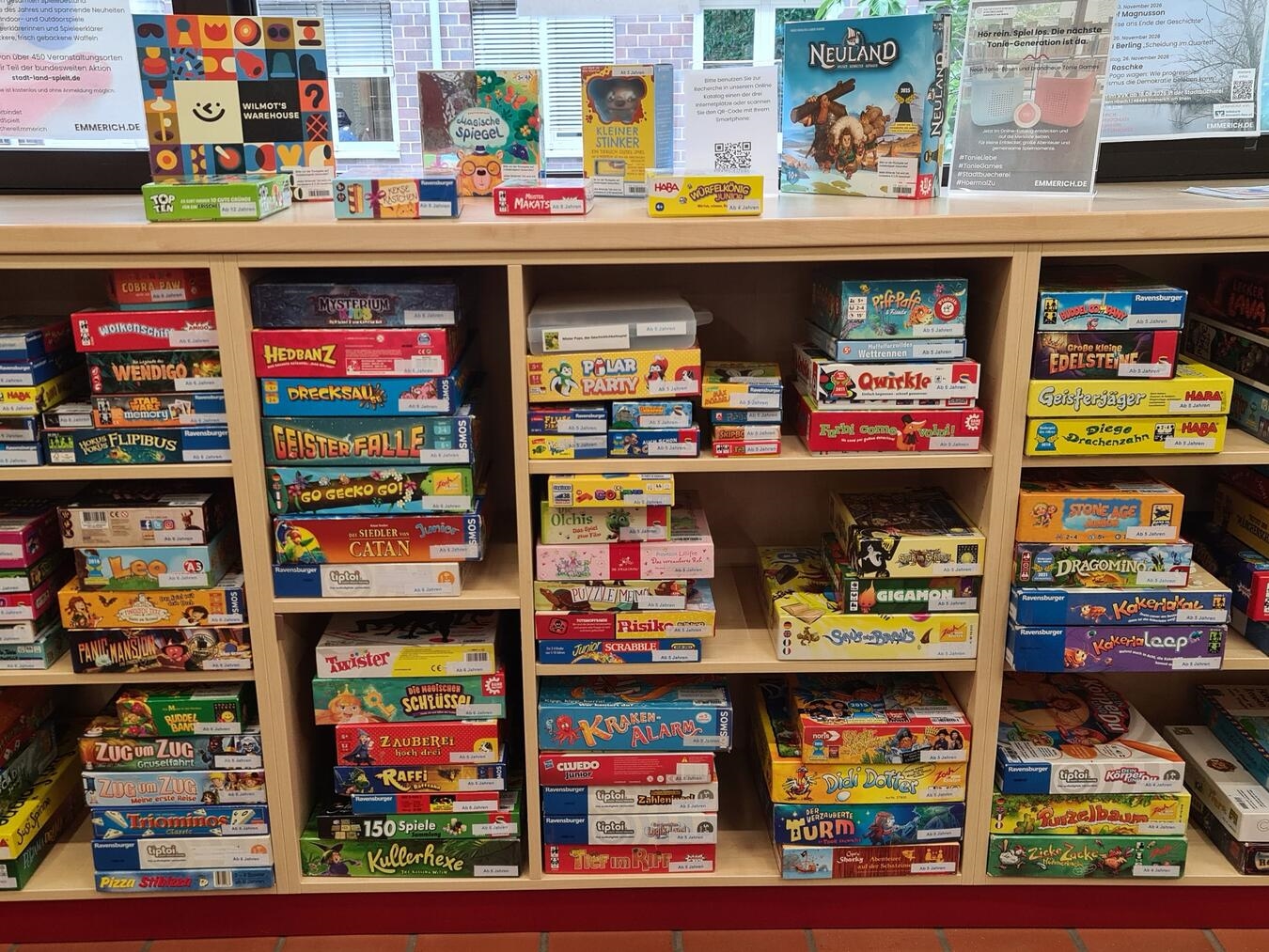 "Spiele ausprobieren in der Stadtbücherei Emmerich am 19. September, Foto von Stadt Emmerich"