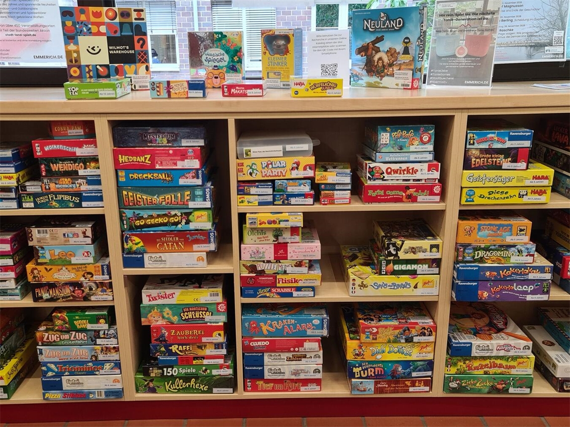 "Spiele ausprobieren in der Stadtbücherei Emmerich am 19. September, Foto von Stadt Emmerich"