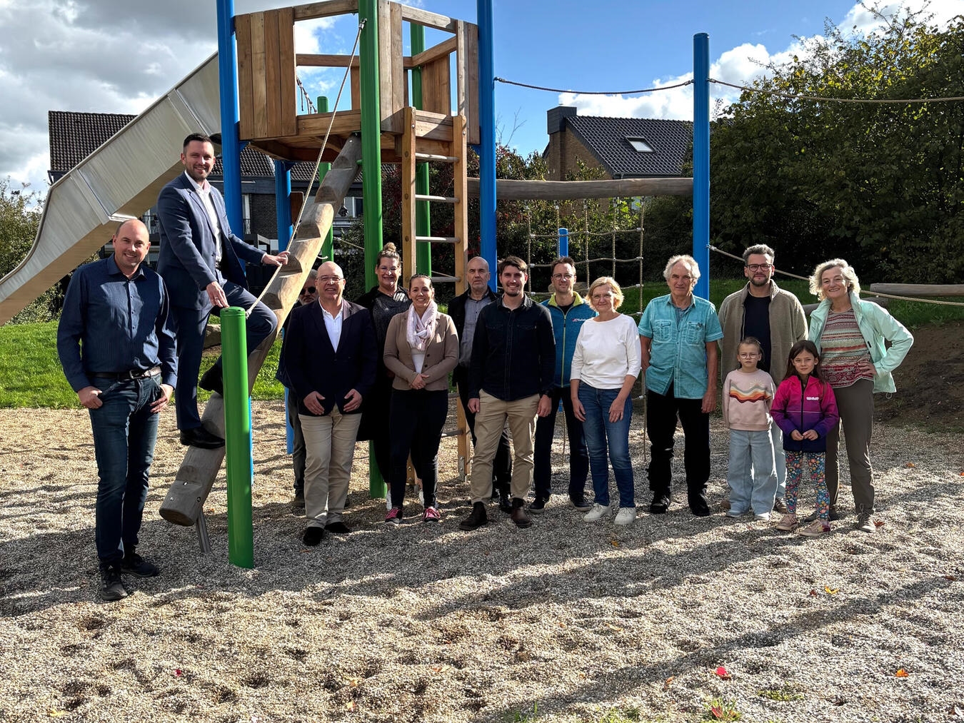 Der Spielplatz am Plankweg wurde eingeweiht. Foto: Stadt Rheinberg