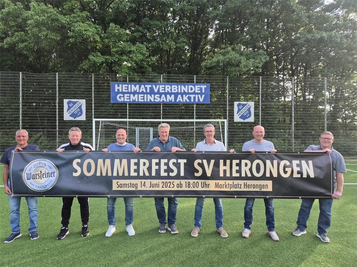 Der SV Herongen freut sich auf viele Gäste beim Sommerfest 2025. Foto: privat