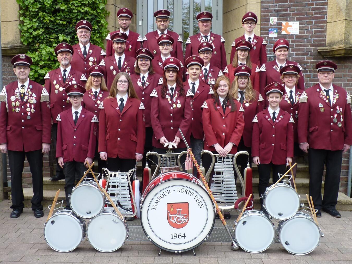 Der Tambour-Korps Veen musiziert auch heute noch.