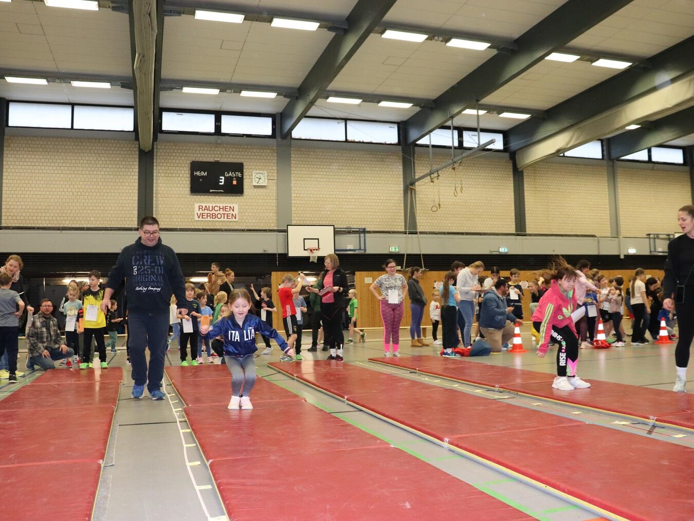 Der traditionelle Hallensporttag gehört ebenfalls zur Gesundheitsförderung dazu. Foto: privat