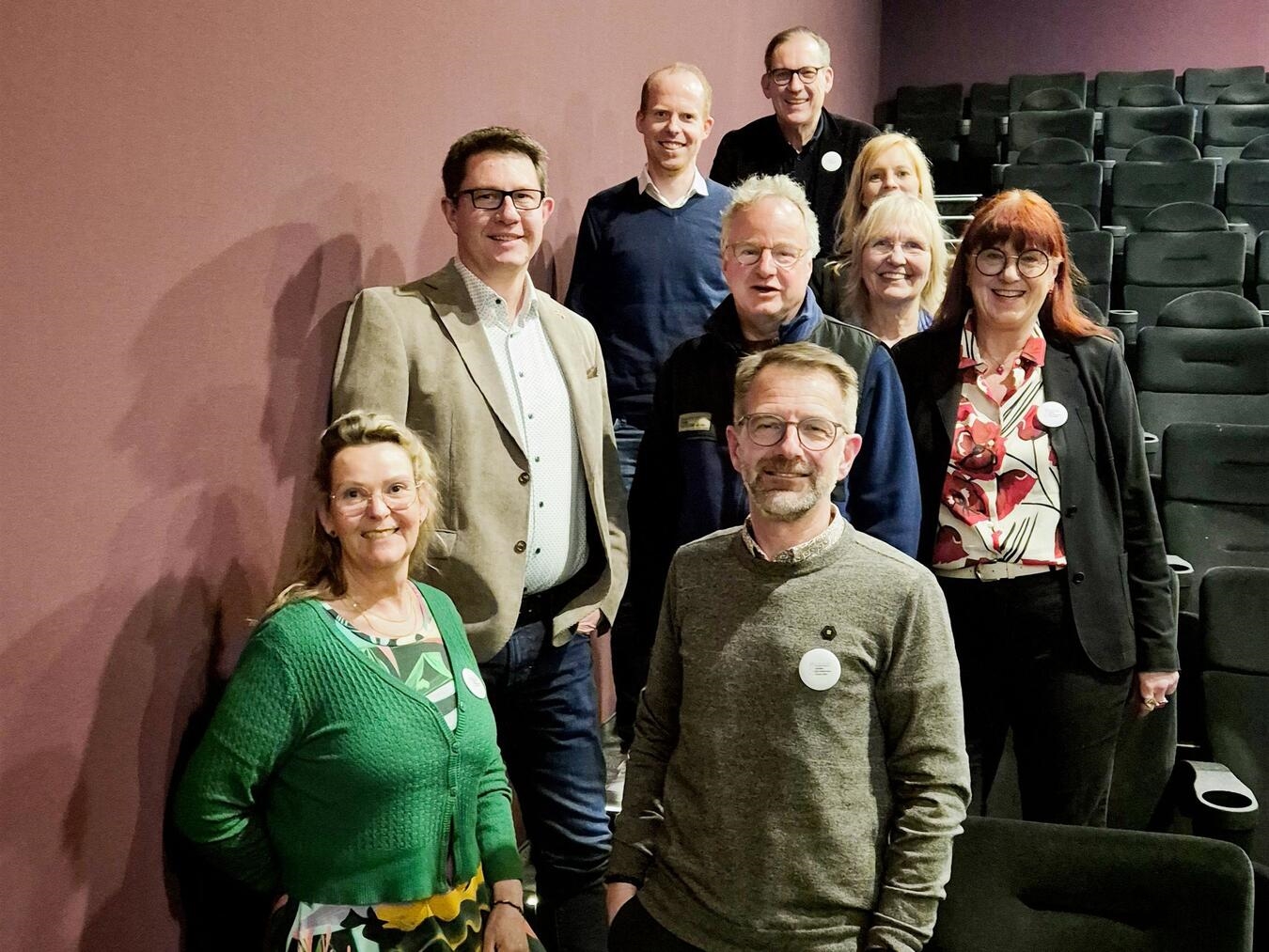 Der Vorstand: Birgit van den Boom, Markus Kock, Andreas Kochs, Rainer Hoymann, Ute Marks, Astrid Hoyer-Holderberg, Christoph Franken, Martina Welbers, Reinhard Berens. Foto: Förderverein LaGa 2029