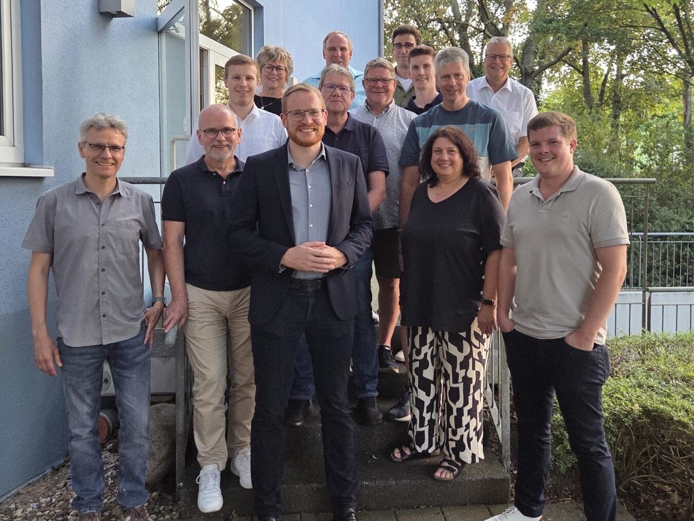 "Vorstand der CDU Straelen in Gruppenfoto, Politiker, Team, CDU-Partei, Straelen, NRW"