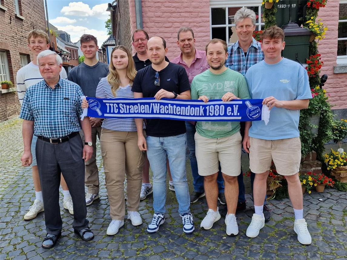 Der Vorstand, der den TTC Straelen/Wachtendonk in den nächsten beiden Jahren führen wird.Foto: privat