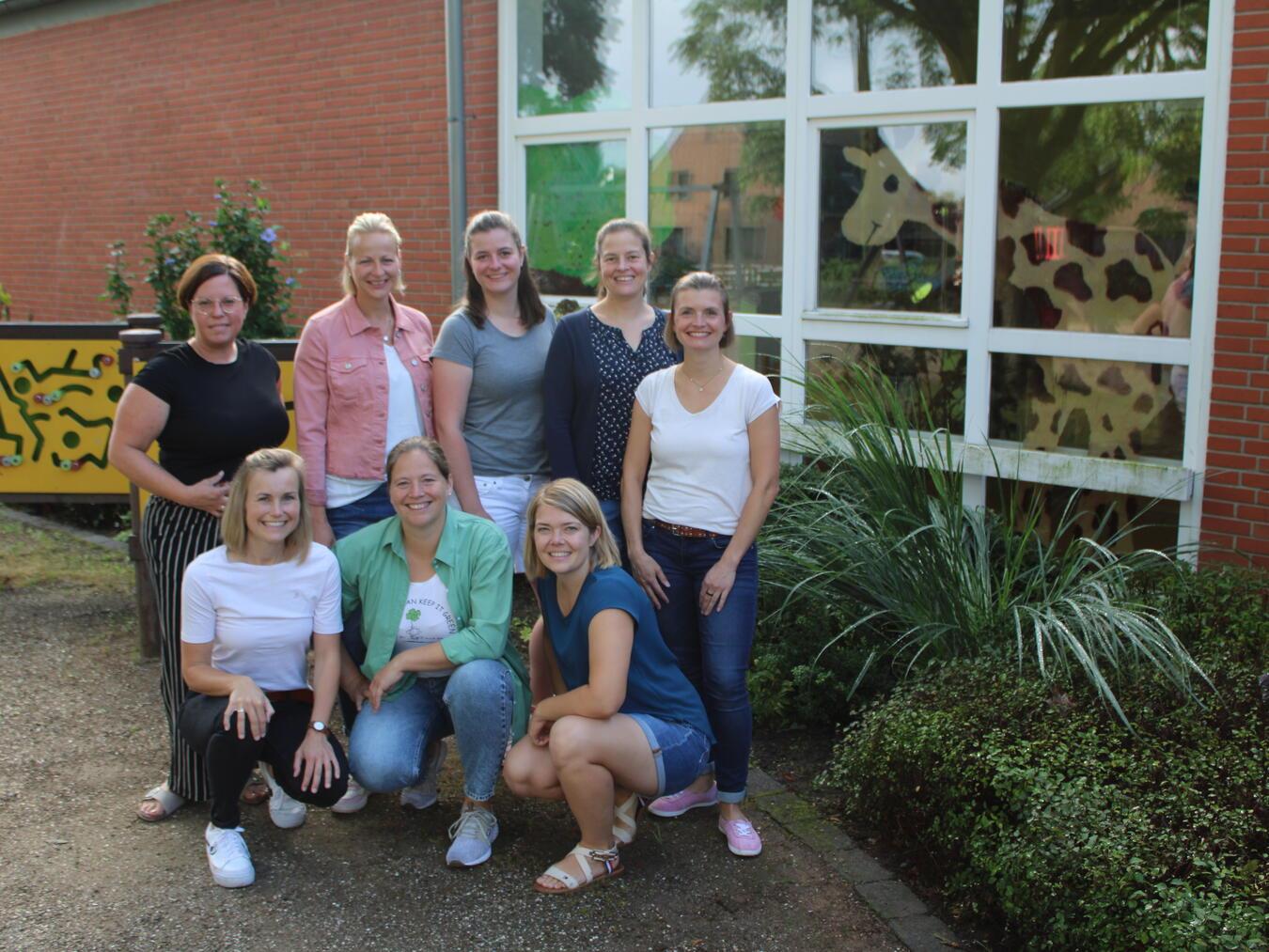 Der Vorstand der neu gegründete Elterninitiative Dorffamilie Labbeck. Foto: privat