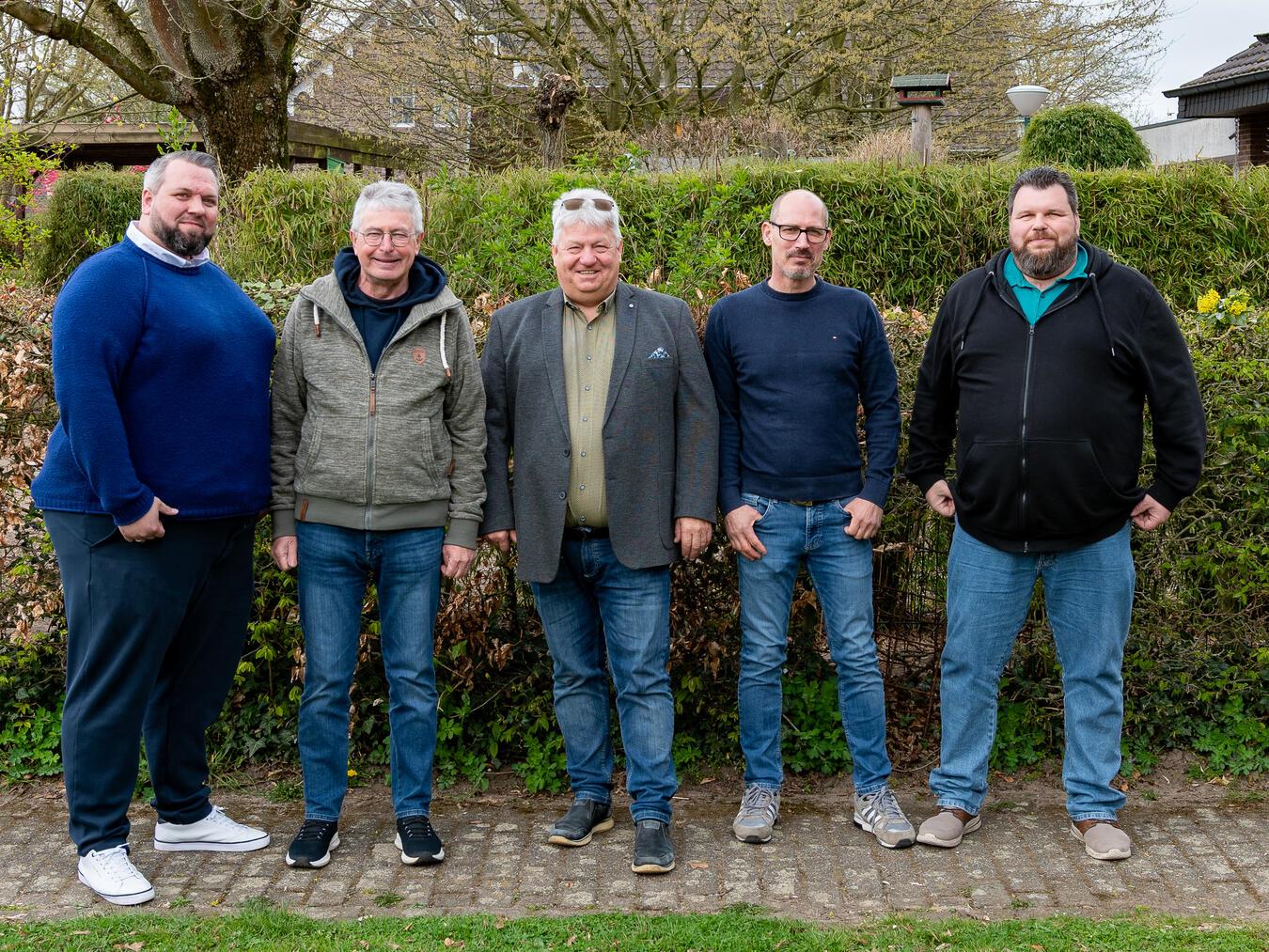 Der Vorstand des MGV Abendstern. Foto: MGV Abendtsern