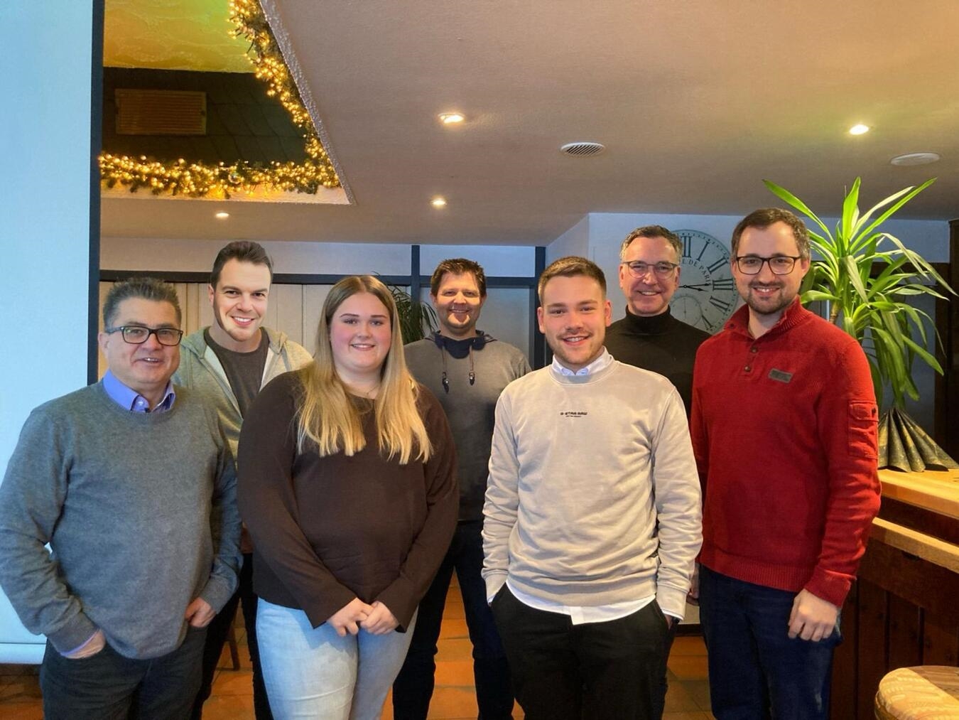 Der Vorstand des Musikvereins Eintracht Twisteden. Fotos: privat