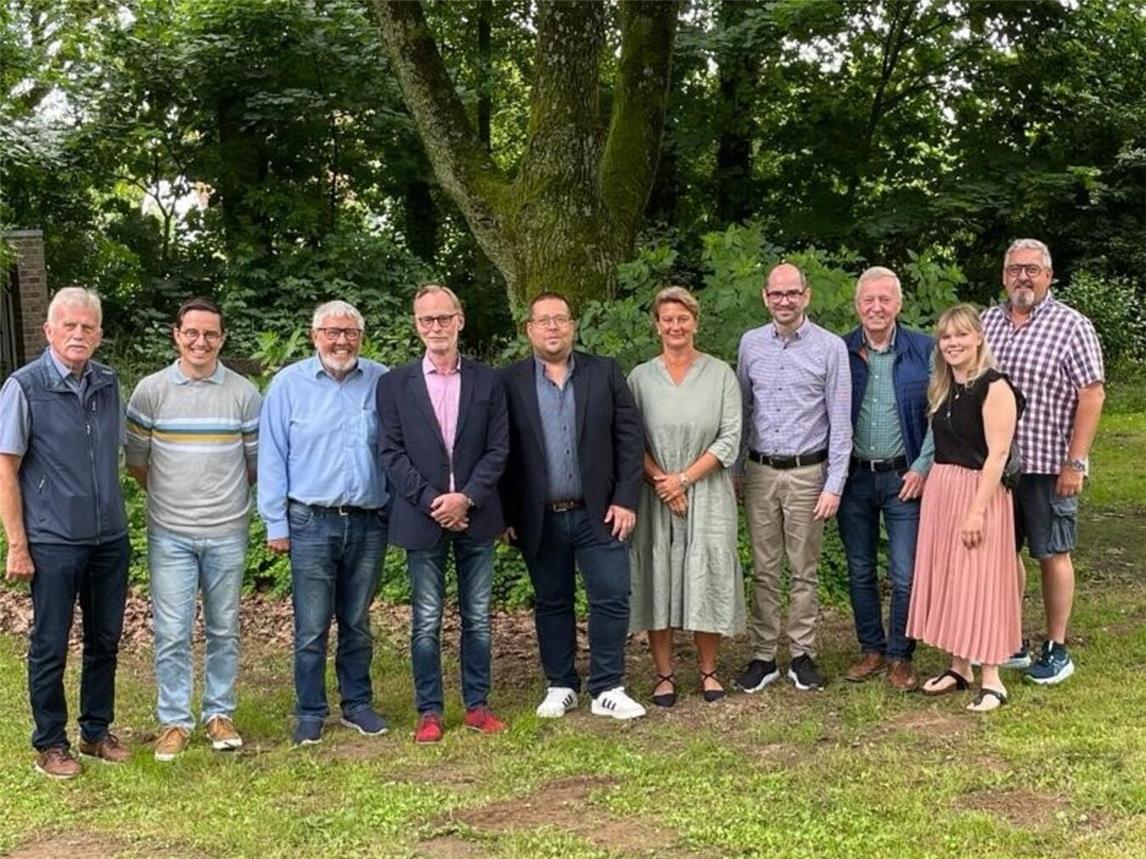 Der Vorstand des Ortsverbandes in Vrasselt und Dornick. Foto: privat