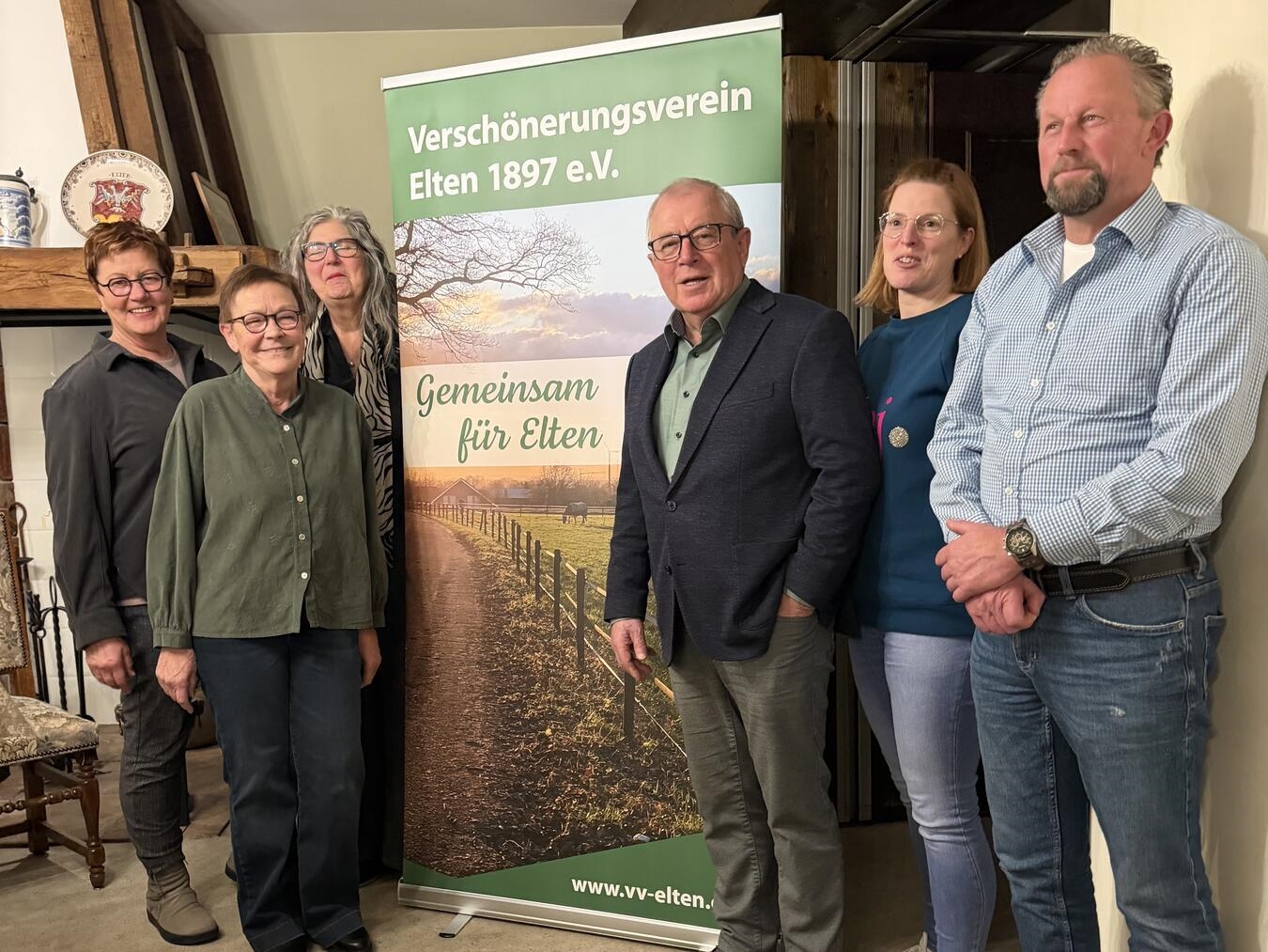 Der Vorstand des VVE bei der Jahreshauptversammlung (es fehlen Vanessa Jansen und Jörg Wickermann). Foto: privat